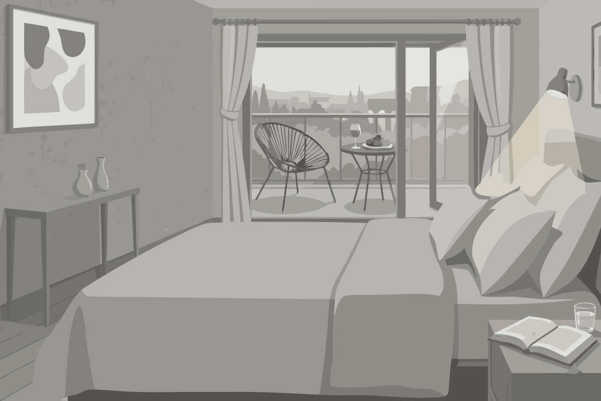 Suite con terraza privada